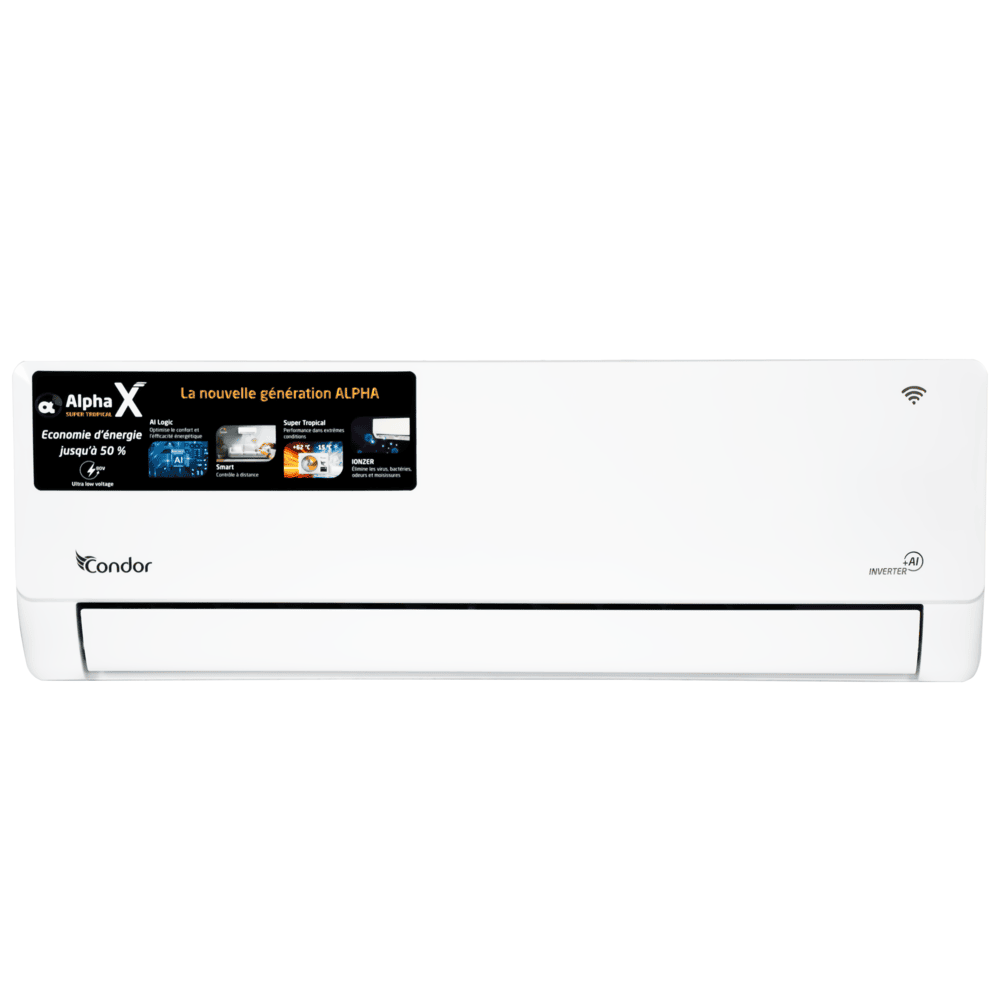 Climatiseur Condor Alpha X 24K BTU Super Tropical Inverter